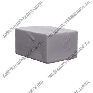 Cardboard Box Base 3D Scan #17